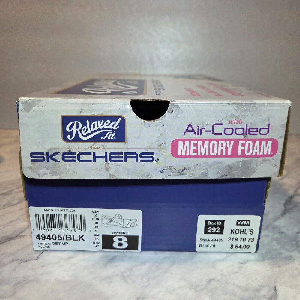 NEW Skechers Bikers Get-Up Black Mary Jane Shoes Women’s 8